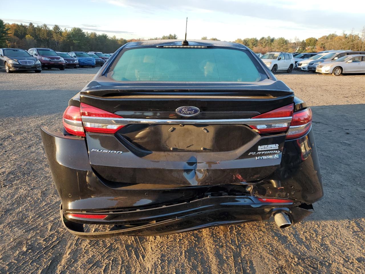 2017 Ford Fusion Titanium Hev VIN: 3FA6P0RU0HR245457 Lot: 89672345