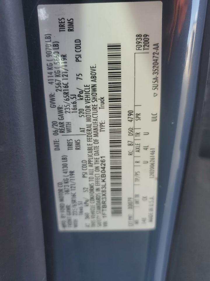 Фото: 1FTBR3X83LKB04261