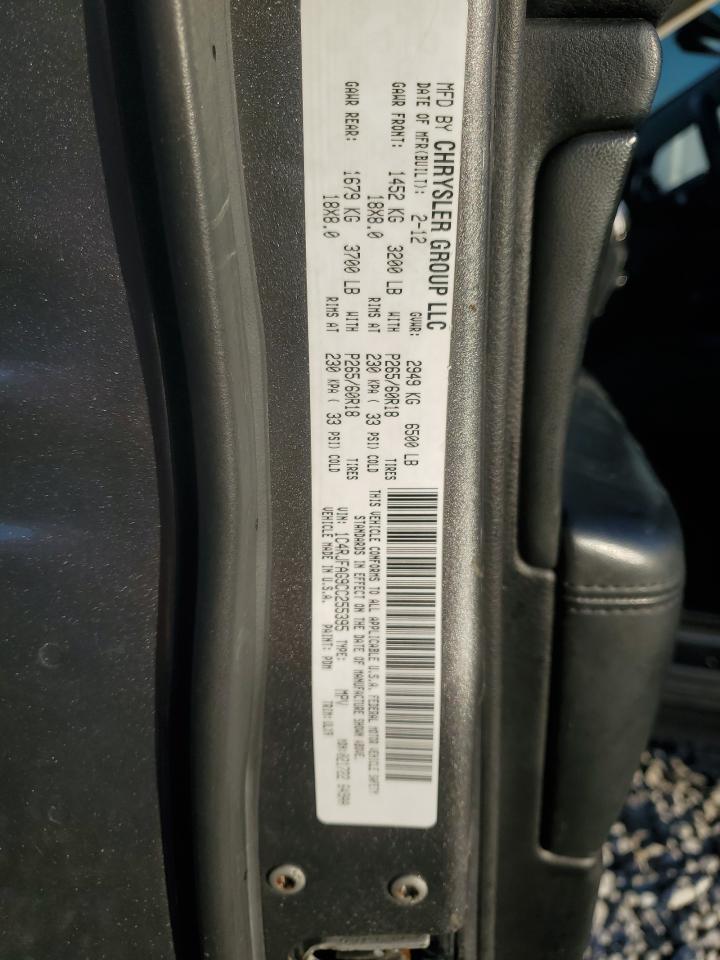 2012 Jeep Grand Cherokee Laredo VIN: 1C4RJFAG9CC255395 Lot: 82303735