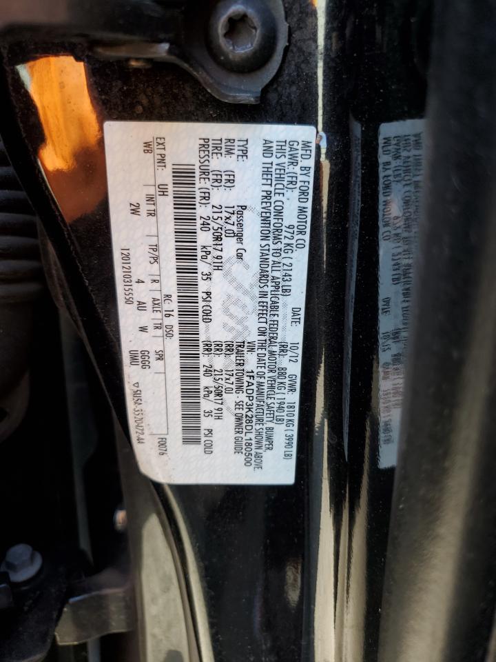 2013 Ford Focus Se VIN: 1FADP3K28DL180500 Lot: 82244825