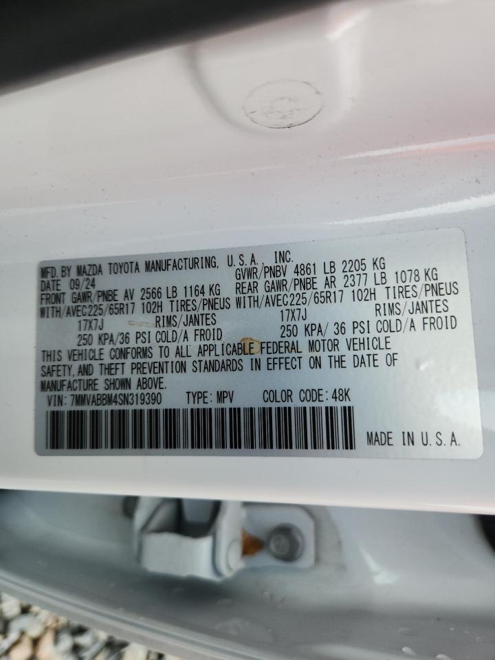 2025 Mazda Cx-50 Preferred VIN: 7MMVABBM4SN319390 Lot: 85579995