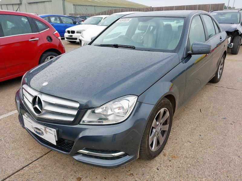 2013 MERCEDES-BENZ C180 EXECUTIVE SE BLUE-CY  for sale at Copart NEWBURY