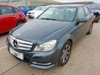 2013 MERCEDES-BENZ C180 EXECUTIVE SE BLUE-CY  for sale at Copart NEWBURY