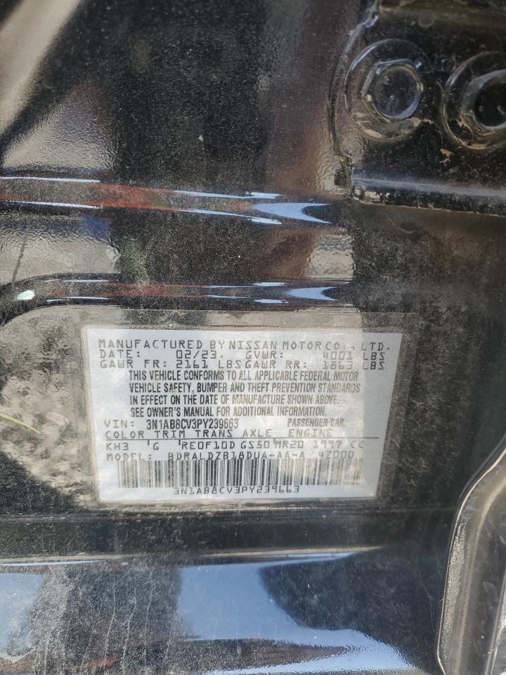 2023 Nissan Sentra Sv VIN: 3N1AB8CV3PY239663 Lot: 81962235