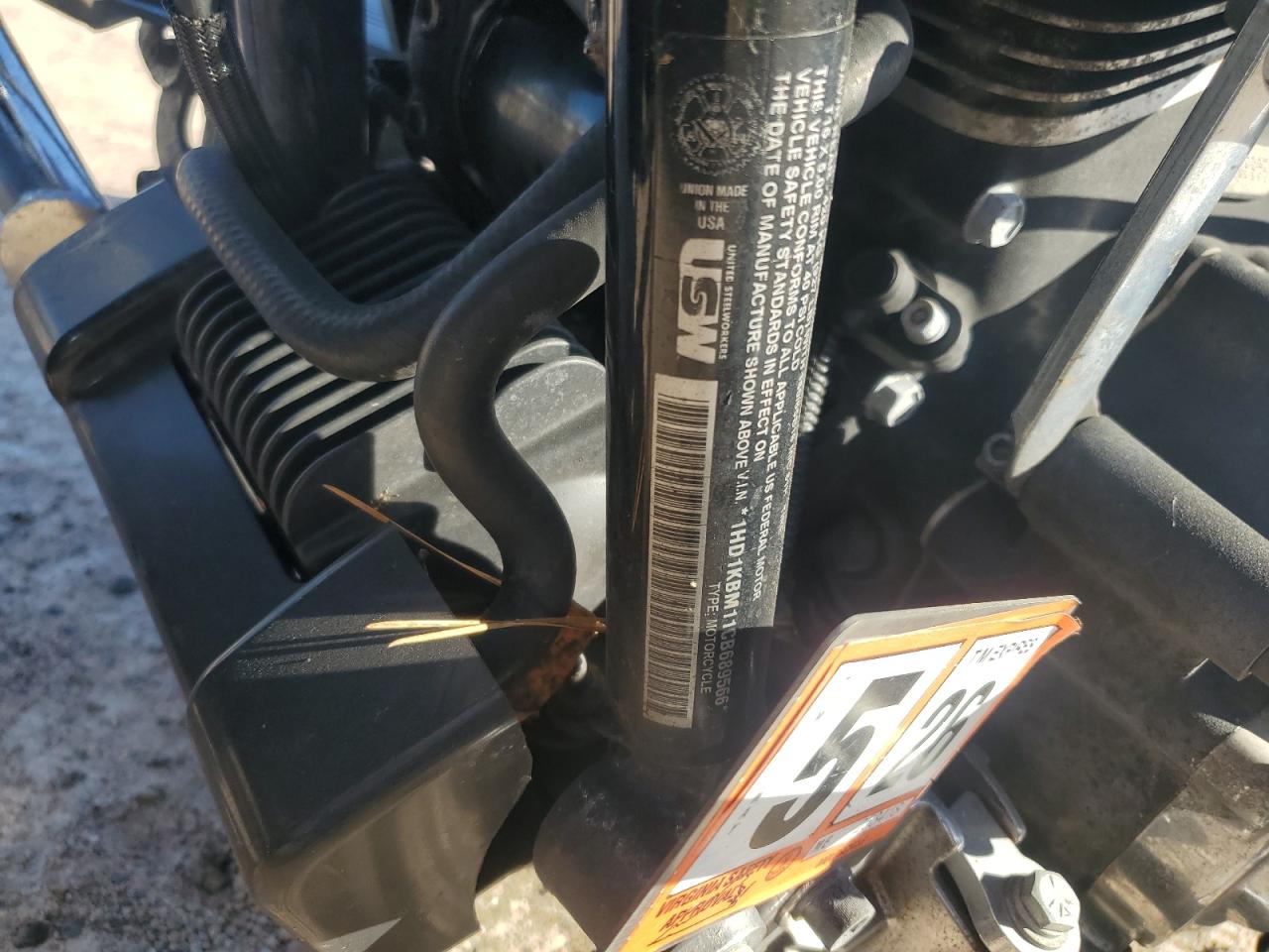 2012 Harley-Davidson Flhx Street Glide VIN: 1HD1KBM11CB689566 Lot: 89493965