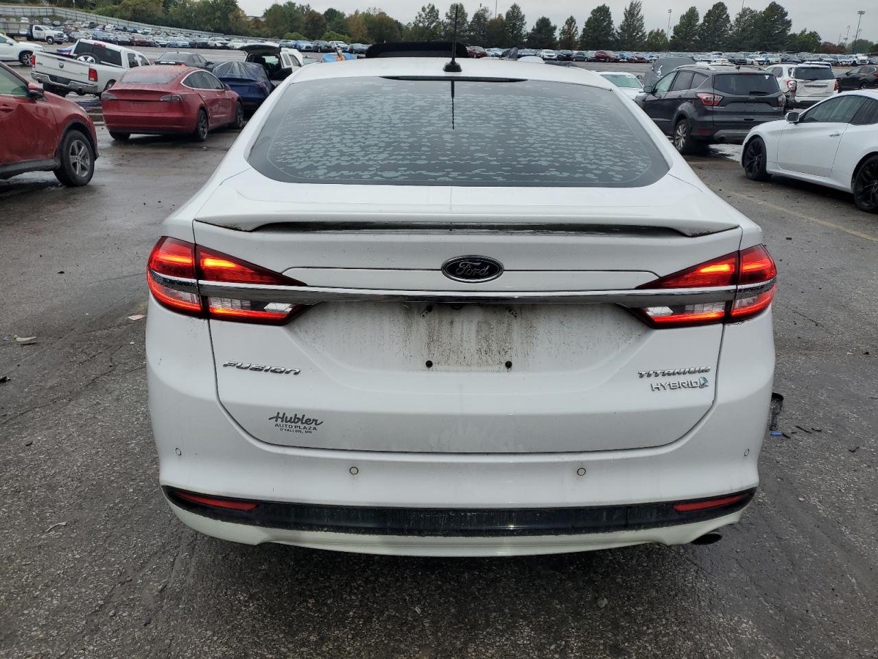 2017 Ford Fusion Titanium Hev VIN: 3FA6P0RU1HR357474 Lot: 89657305