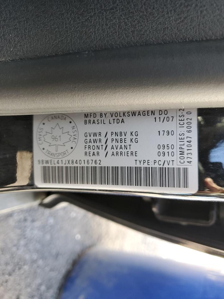 2008 Volkswagen City Golf VIN: 9BWEL41JX84016762 Lot: 85879715