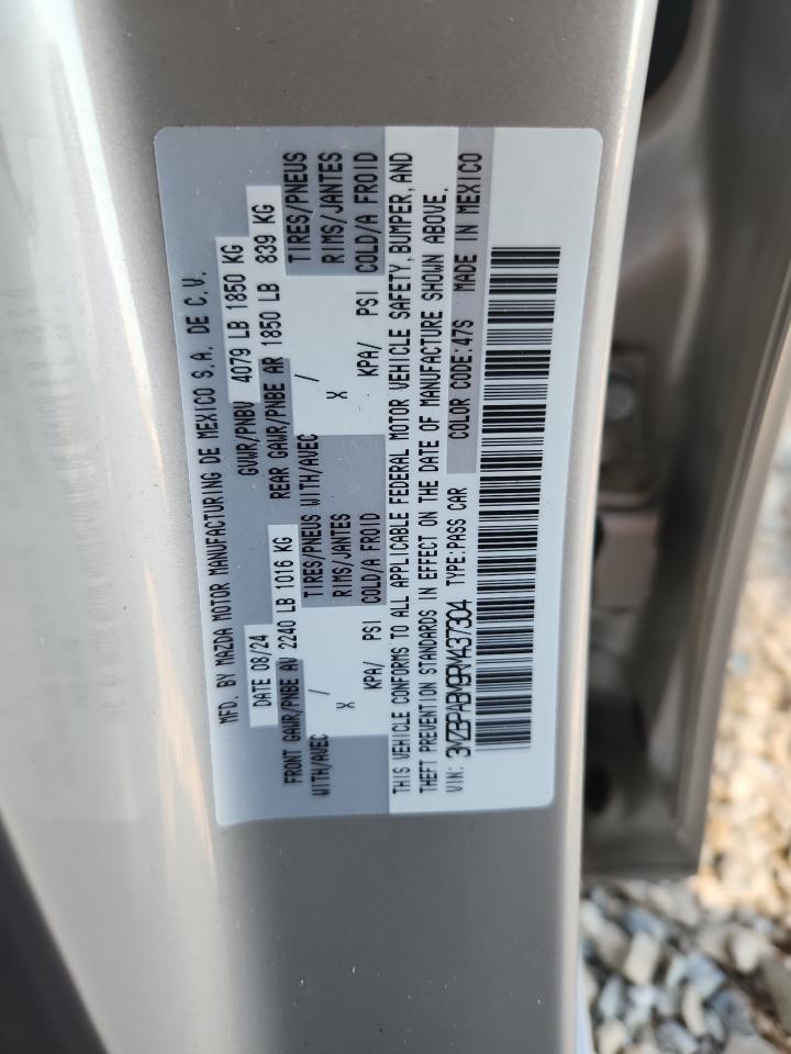 2024 Mazda 3 Select Sport VIN: 3MZBPABM9RM437304 Lot: 87374745