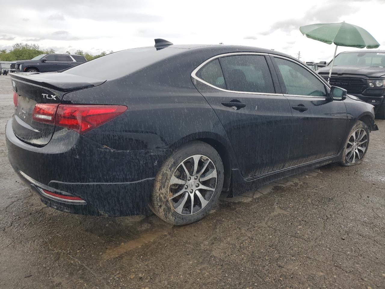 2017 Acura Tlx Tech black sedan gas 19UUB1F57HA008690 photo #4