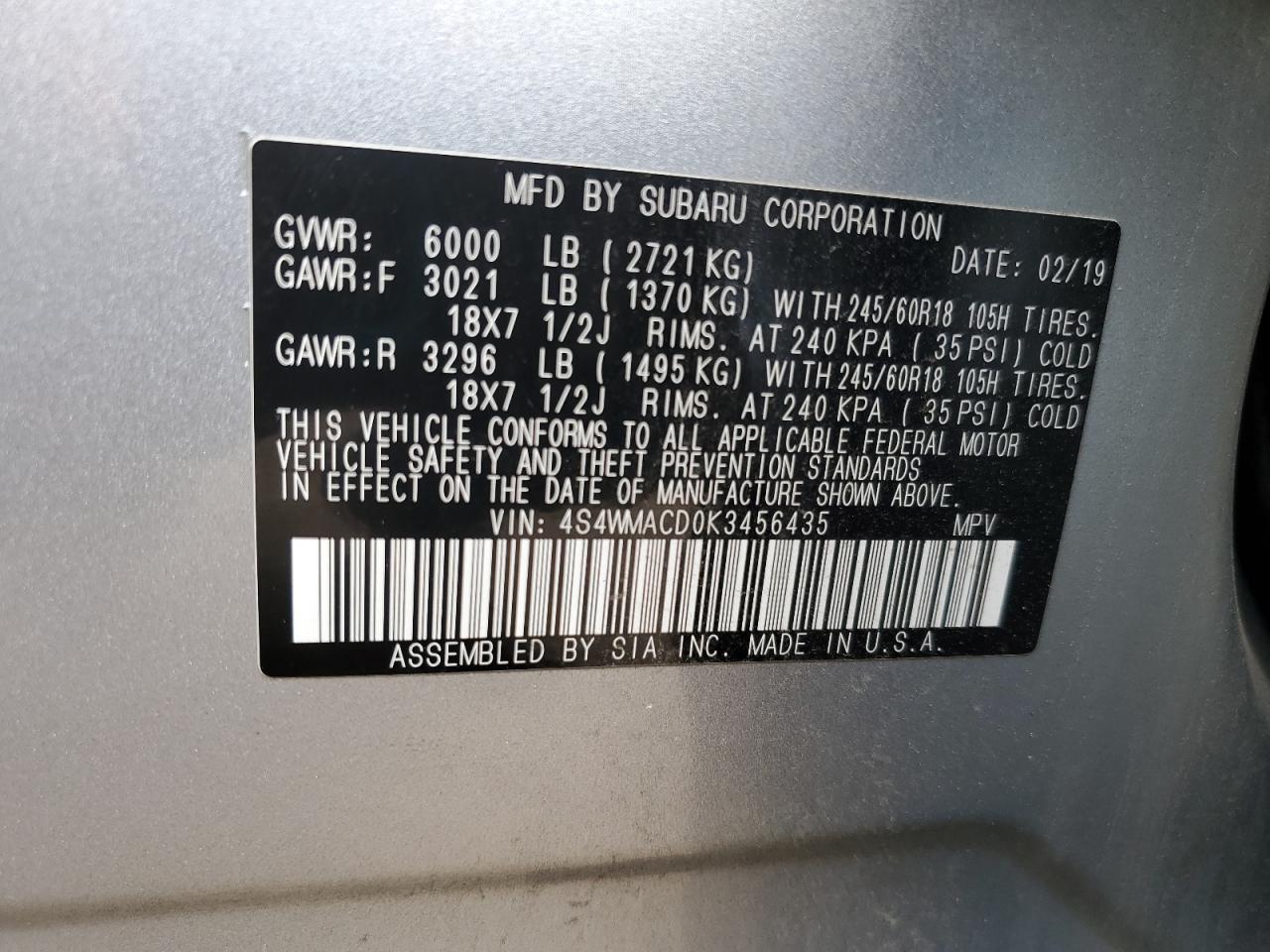 2015 Subaru Xv Crosstrek Sport Limited VIN: JF2GPASCXF8291917 Lot: 85124535