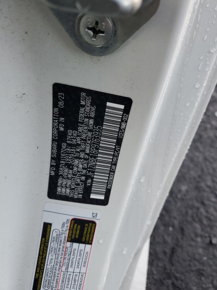 2023 Toyota Gr 86 Premium VIN: JF1ZNBE18P9763935 Lot: 89667675