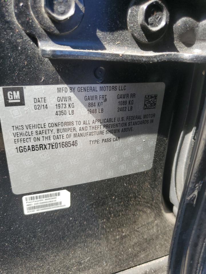 2014 Cadillac Ats Luxury VIN: 1G6AB5RX7E0168546 Lot: 81931935