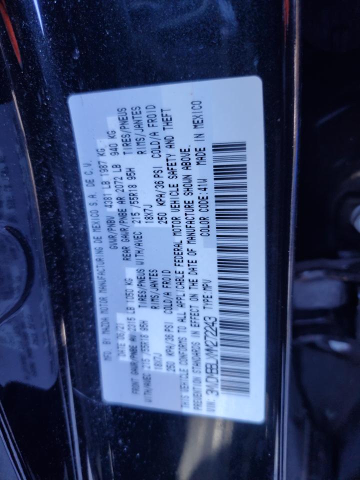 2021 Mazda Cx-30 Select VIN: 3MVDMBBLXMM272243 Lot: 82369335