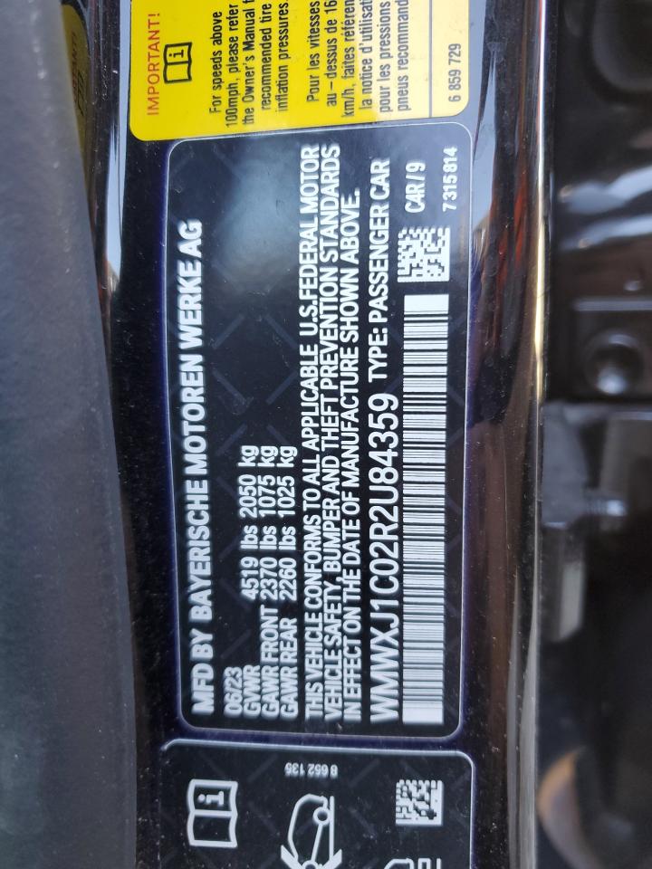 2024 Mini Cooper S Clubman All4 VIN: WMWXJ1C02R2U84359 Lot: 82547005