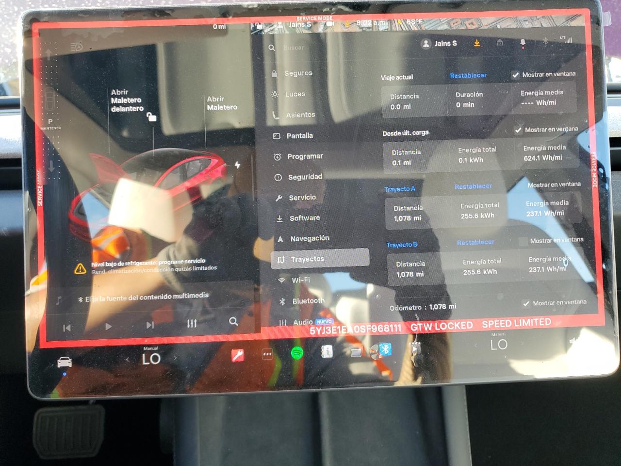 2025 Tesla Model 3 VIN: 5YJ3E1EA0SF968111 Lot: 86763645