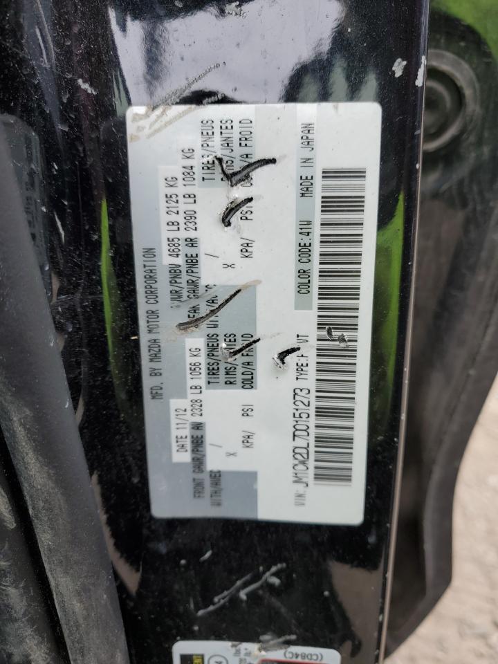 2013 Mazda 5 VIN: JM1CW2DL7D0151273 Lot: 84009105