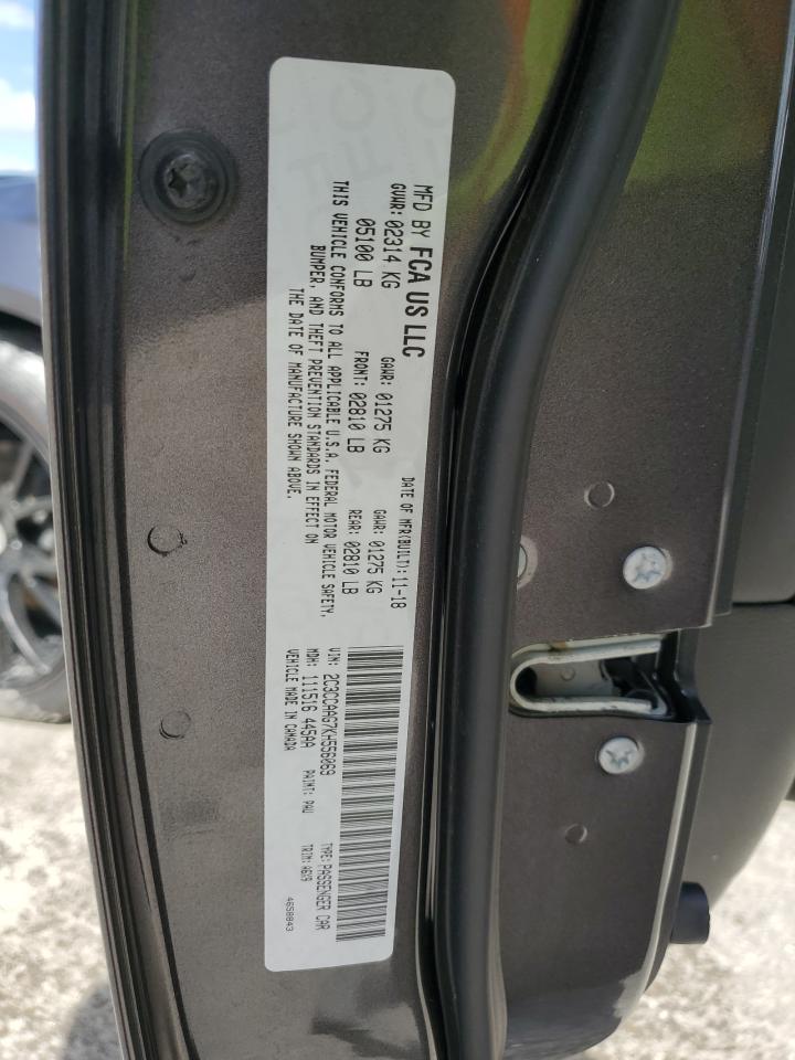 2019 Chrysler 300 Touring VIN: 2C3CCAAG7KH556069 Lot: 85522675
