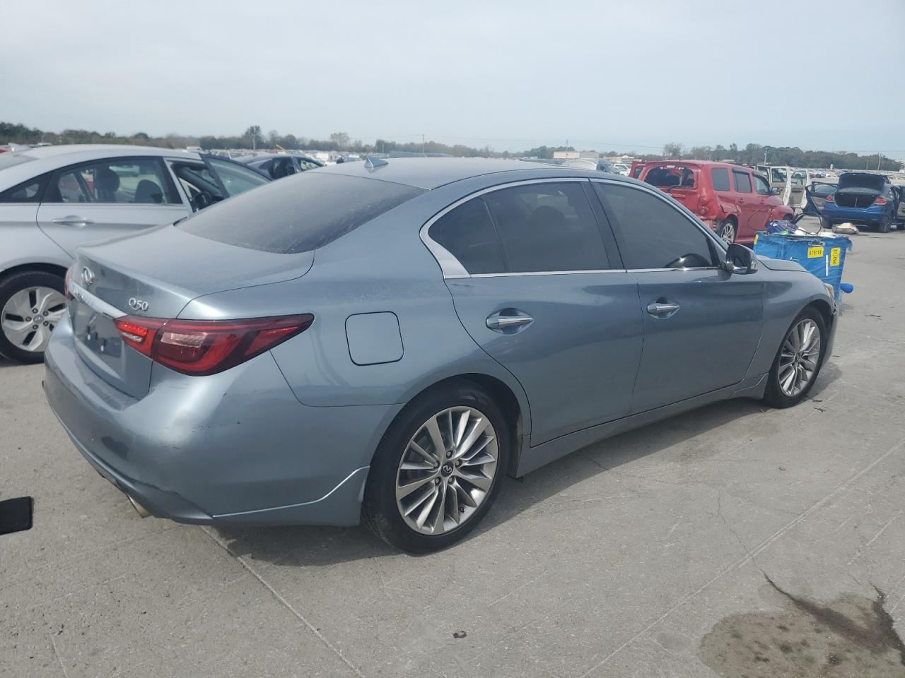 2018 Infiniti Q50 Luxe silver null gas JN1EV7AR2JM437346 photo #4