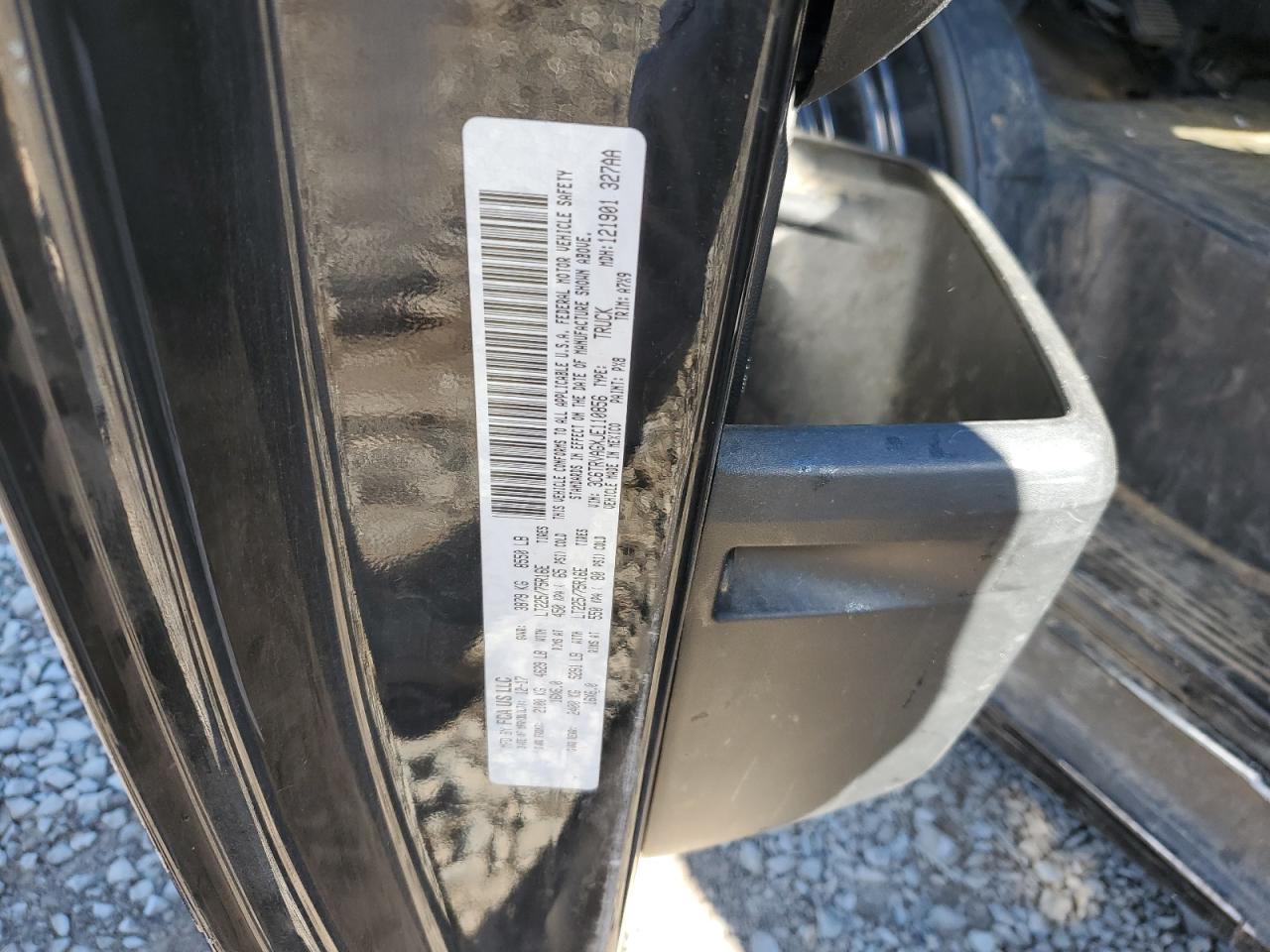 2018 Ram Promaster 1500 1500 Standard VIN: 3C6TRVAGXJE110856 Lot: 86635285