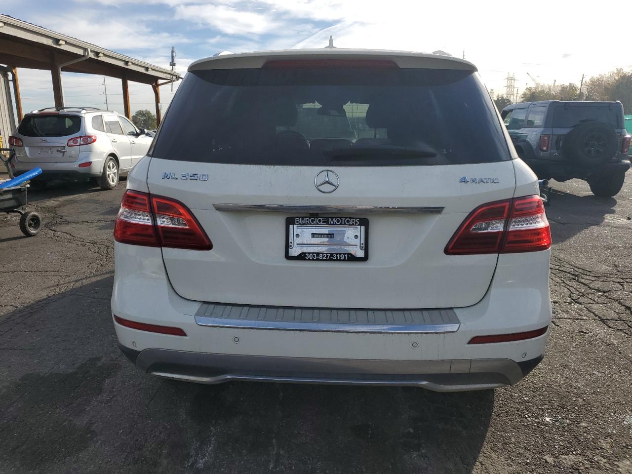 2012 Mercedes-Benz Ml 350 4Matic VIN: 4JGDA5HB9CA011851 Lot: 82700935