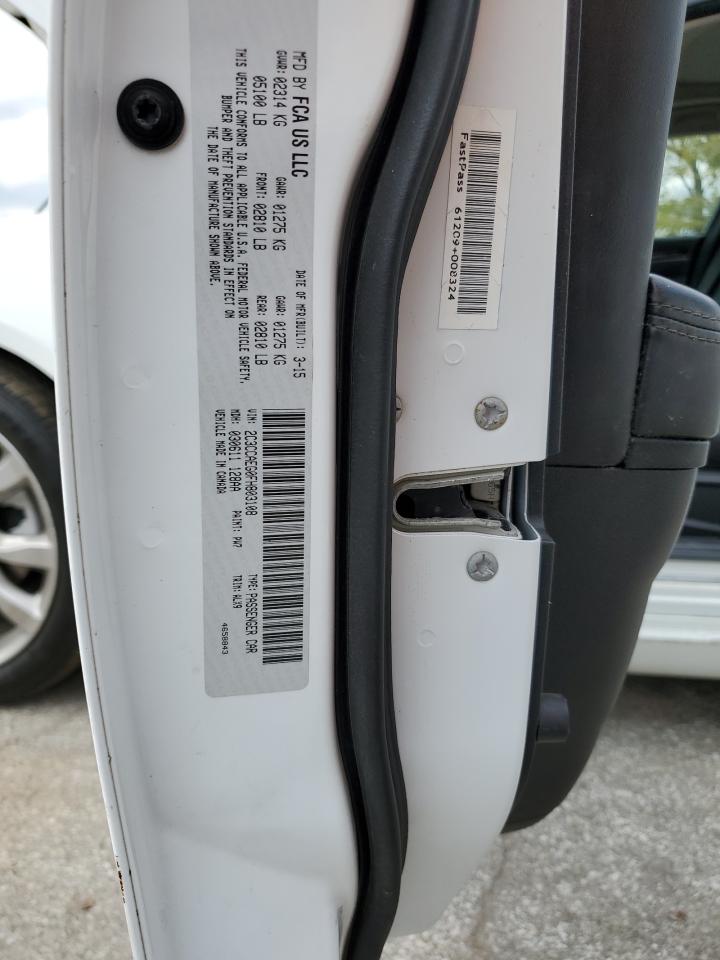 2015 Chrysler 300C VIN: 2C3CCAEG0FH803108 Lot: 85306955