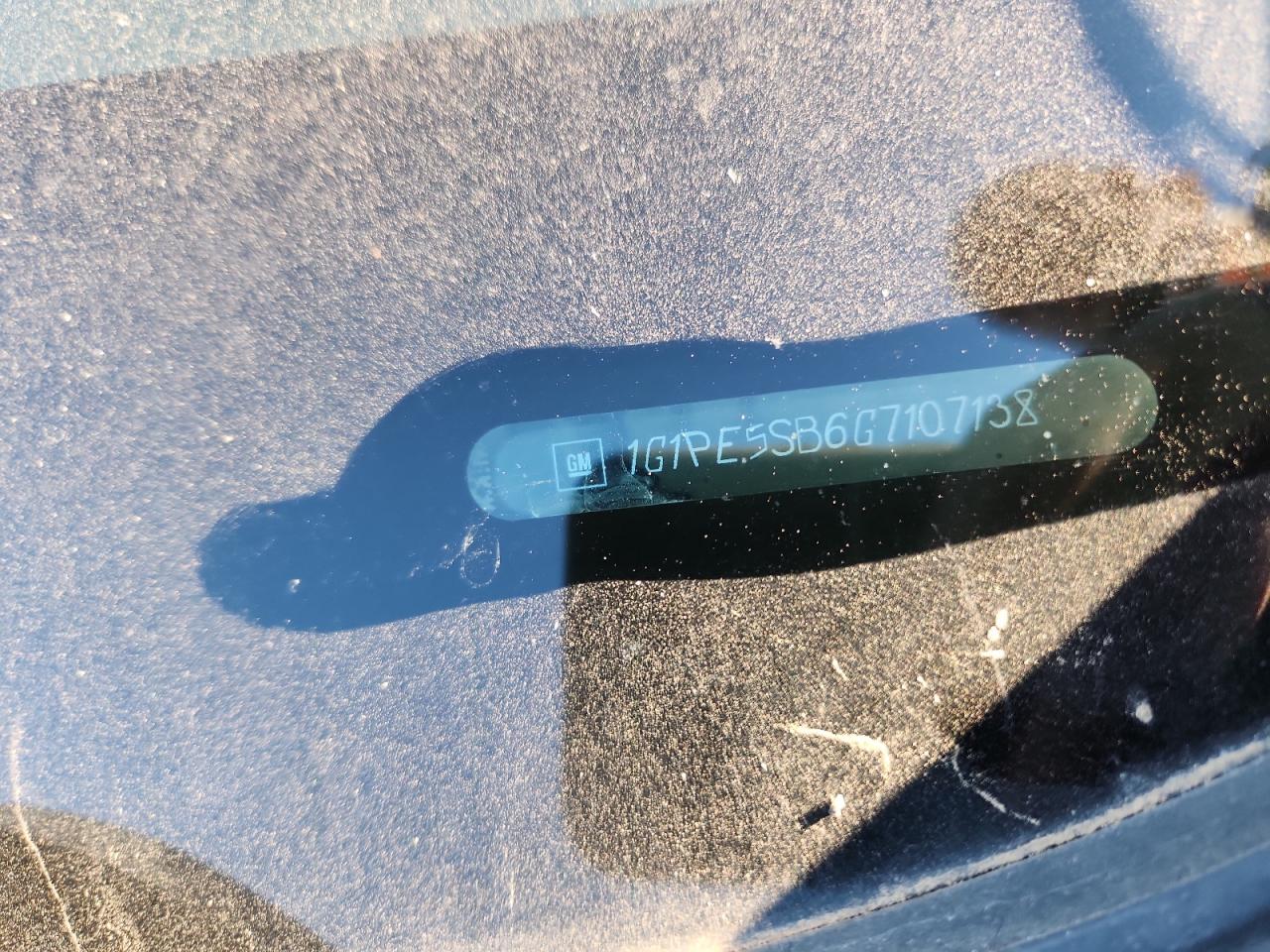 2016 Chevrolet Cruze Limited Lt VIN: 1G1PE5SB6G7107138 Lot: 82584145