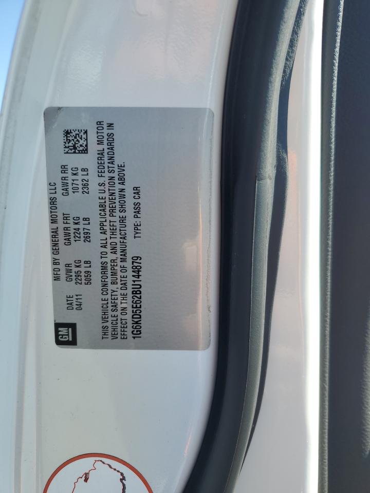 2011 Cadillac Dts Luxury Collection VIN: 1G6KD5E62BU144879 Lot: 83932035