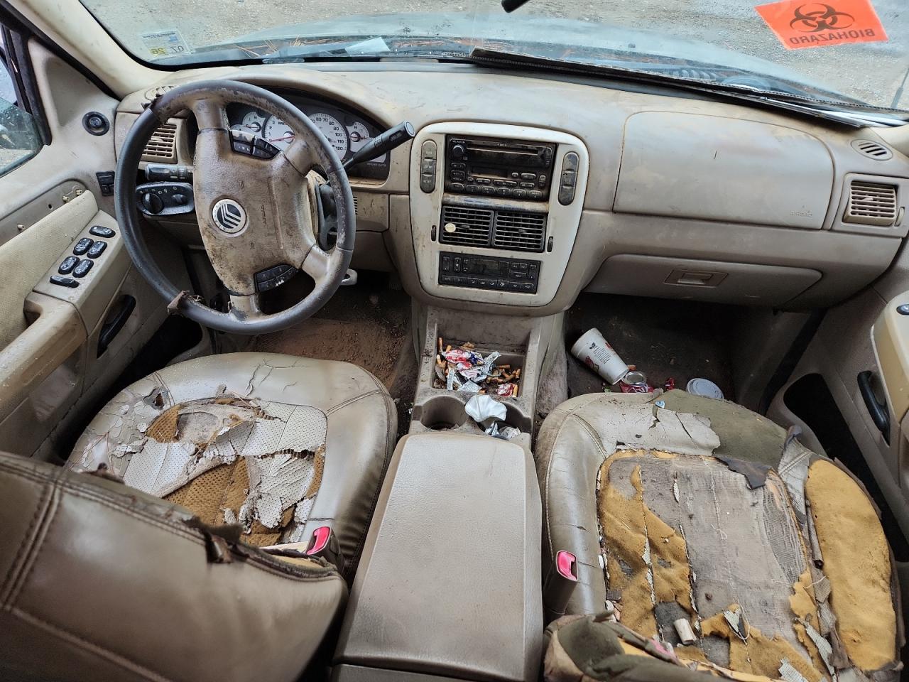 2002 Mercury Mountaineer VIN: 4M2ZU86E52ZJ09267 Lot: 86645615