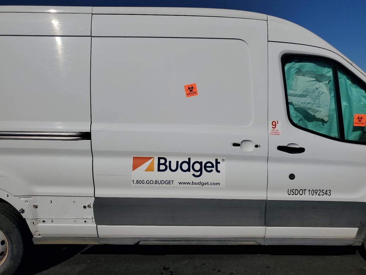 2019 Ford Transit T-150 VIN: 1FTYE2CM1KKB49197 Lot: 91171455