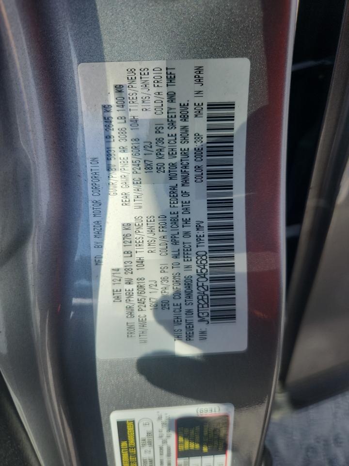 2015 Mazda Cx-9 Sport VIN: JM3TB2BA2F0454680 Lot: 82602495