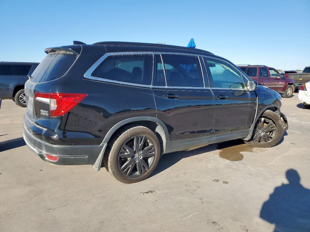 2021 Honda Pilot Se black  gas 5FNYF6H24MB068125 photo #4