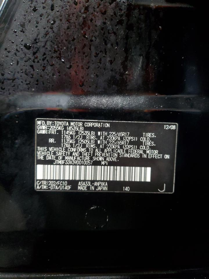 2009 Toyota Rav4 VIN: JTMBF33V39D010057 Lot: 90054315