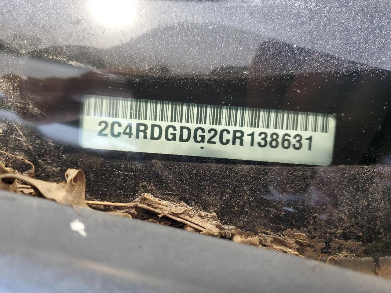 2012 Dodge Grand Caravan Crew VIN: 2C4RDGDG2CR138631 Lot: 85339685