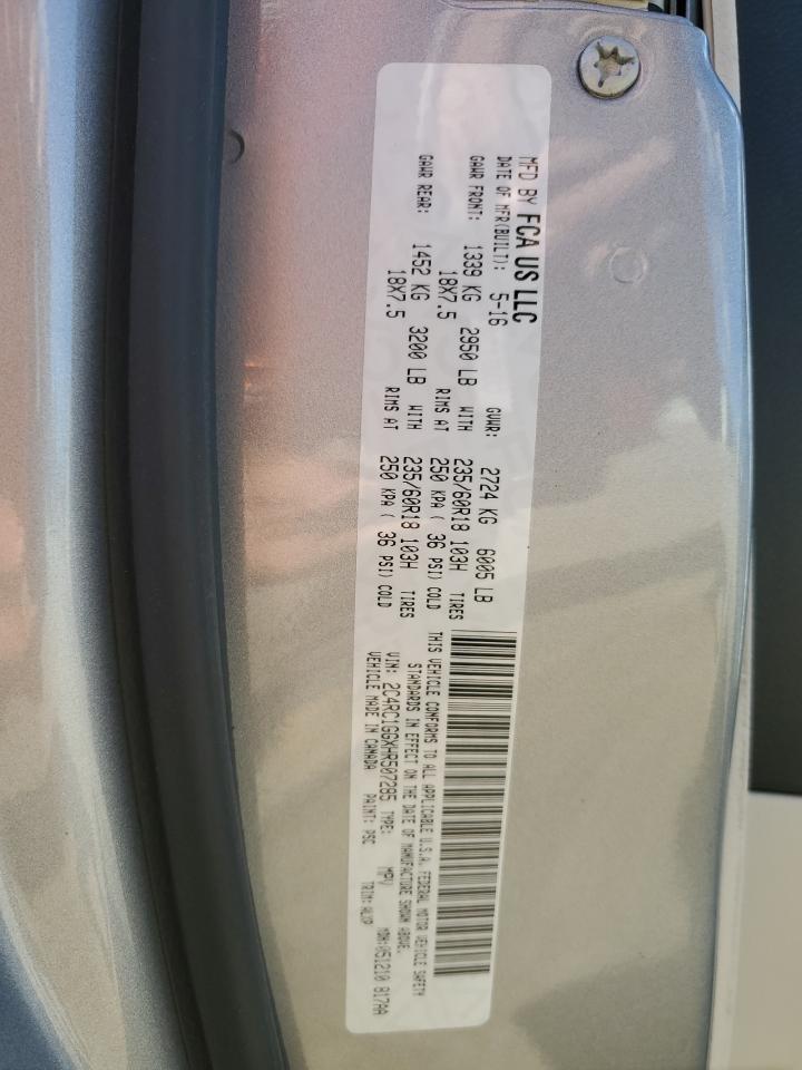 2017 Chrysler Pacifica Limited VIN: 2C4RC1GGXHR507285 Lot: 84940705