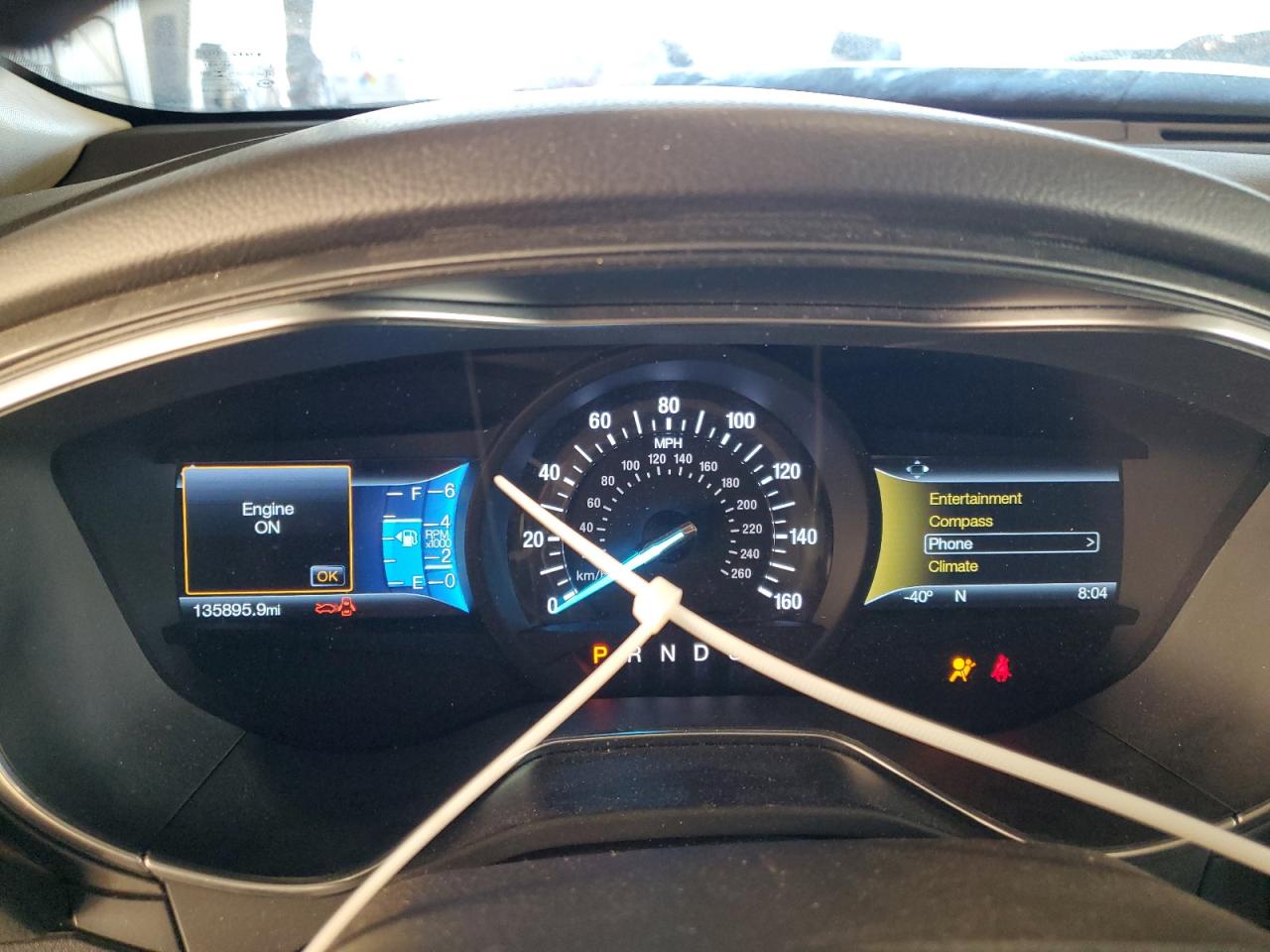 2015 Ford Fusion Titanium VIN: 3FA6P0K9XFR183925 Lot: 85379335