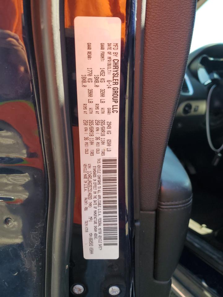 2014 Dodge Durango Sxt VIN: 1C4RDJAG2EC514693 Lot: 90619455