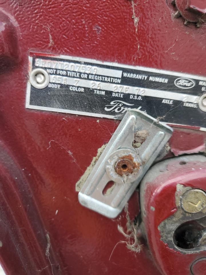 1966 Ford Mustang VIN: 6R07T207539 Lot: 86146235