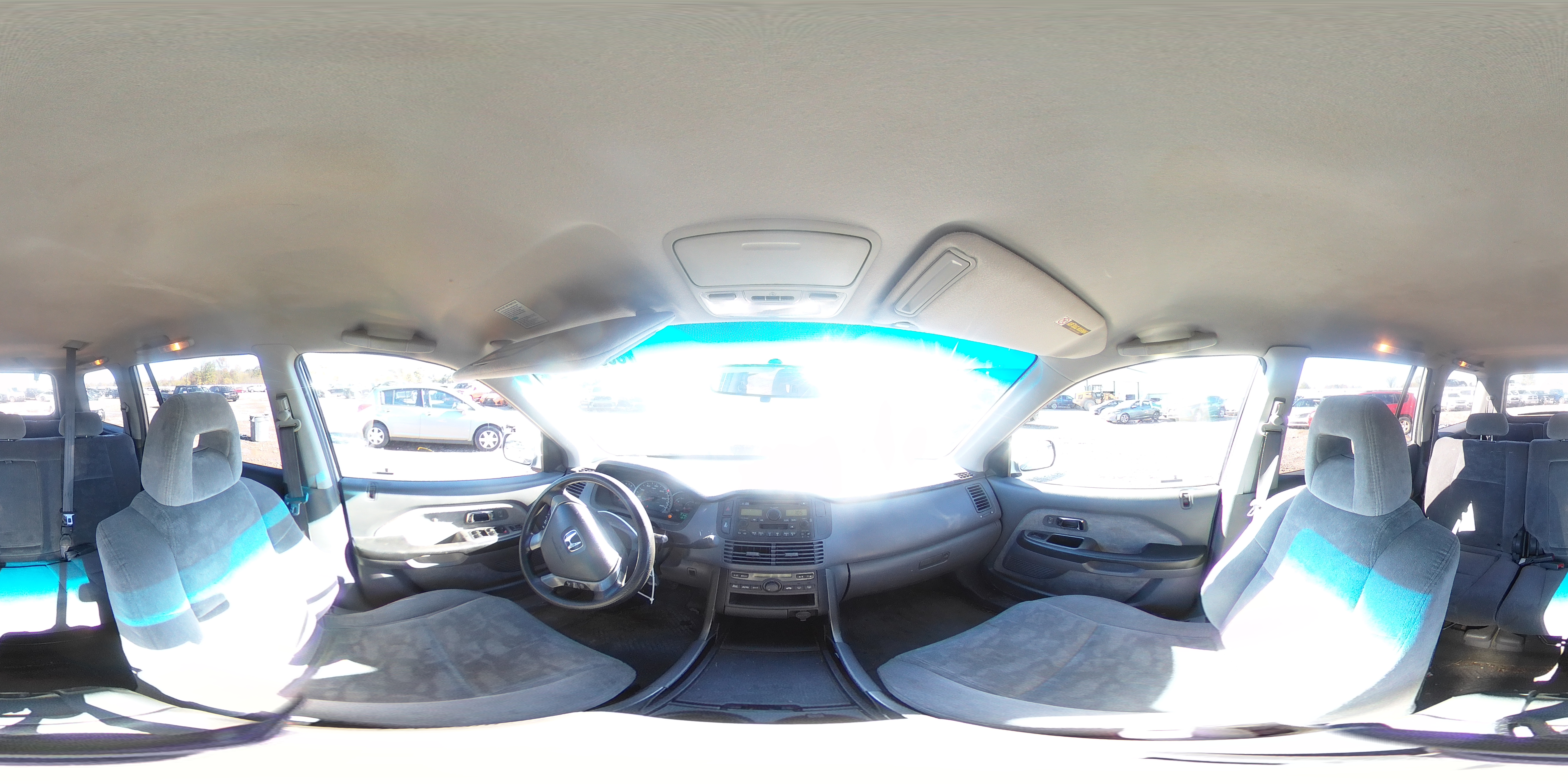 2004 Honda Pilot Ex VIN: 2HKYF18474H551145 Lot: 85820515