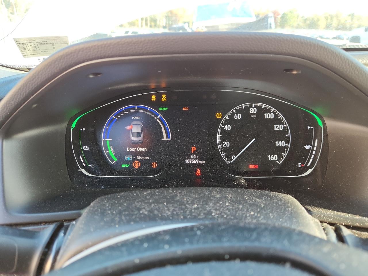 2019 Honda Accord Touring Hybrid VIN: 1HGCV3F94KA014892 Lot: 85704935