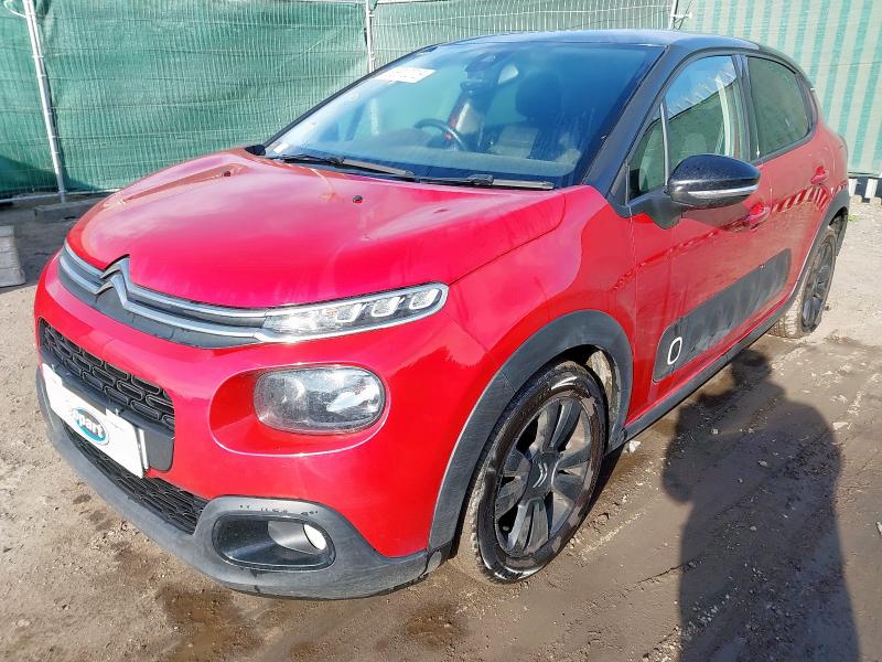 2019 CITROEN C3 FLAIR PURETECH S/S 1.2 PURETECH 110 FLAIR 5DR [6 SPE for sale at Copart PETERLEE