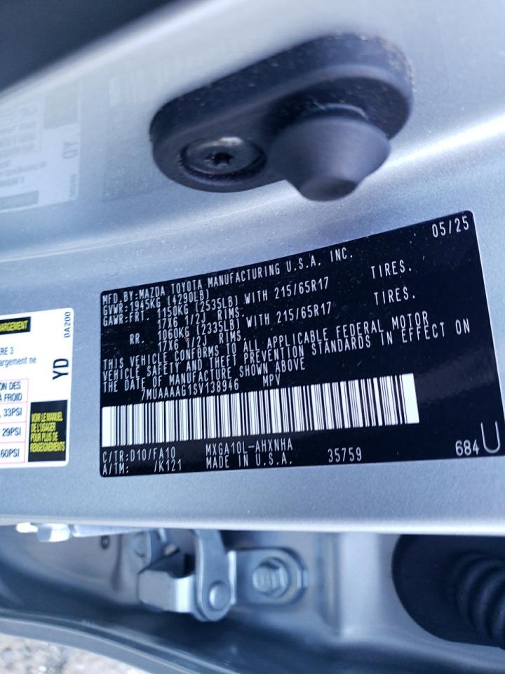 2025 Toyota Corolla Cross L VIN: 7MUAAAAG1SV138946 Lot: 82477905