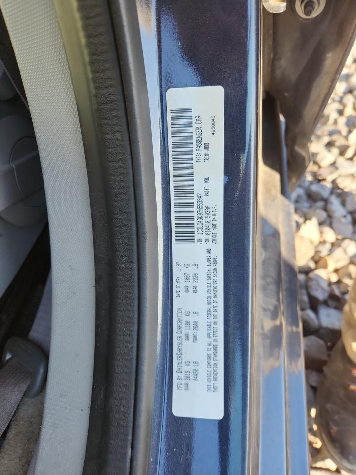 2007 Chrysler Sebring VIN: 1C3LC46K07N553947 Lot: 85709925