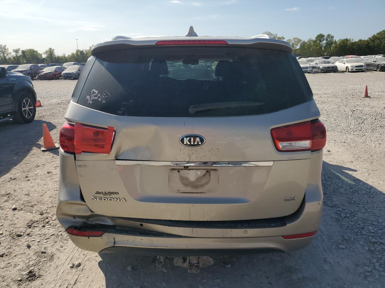 2016 Kia Sedona Ex VIN: KNDMC5C11G6100724 Lot: 87402155