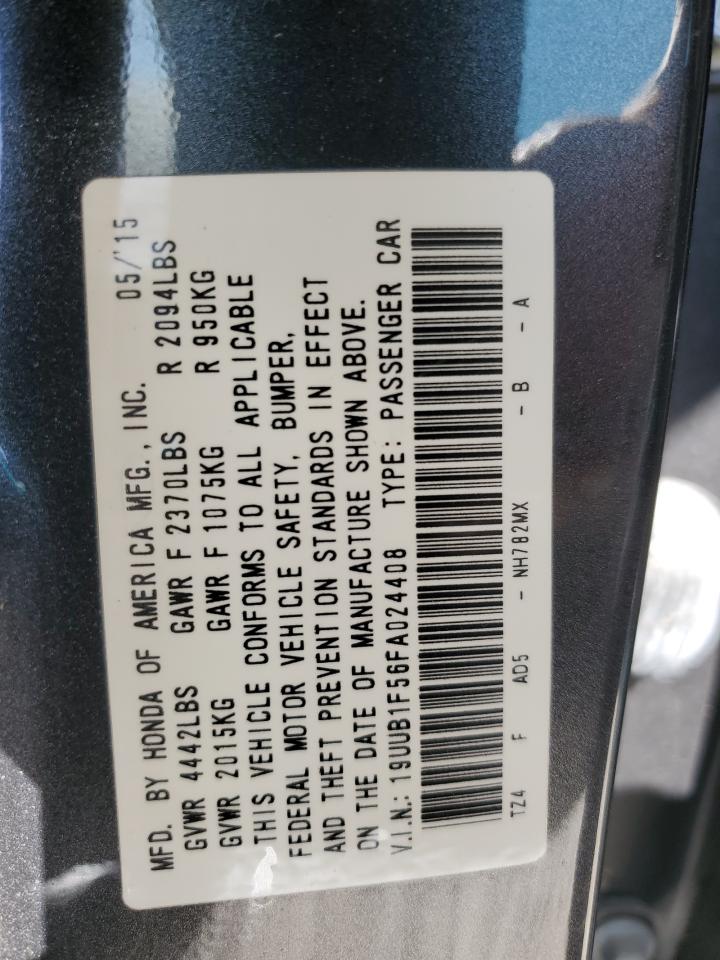 2015 Acura Tlx Tech VIN: 19UUB1F56FA024408 Lot: 82640915