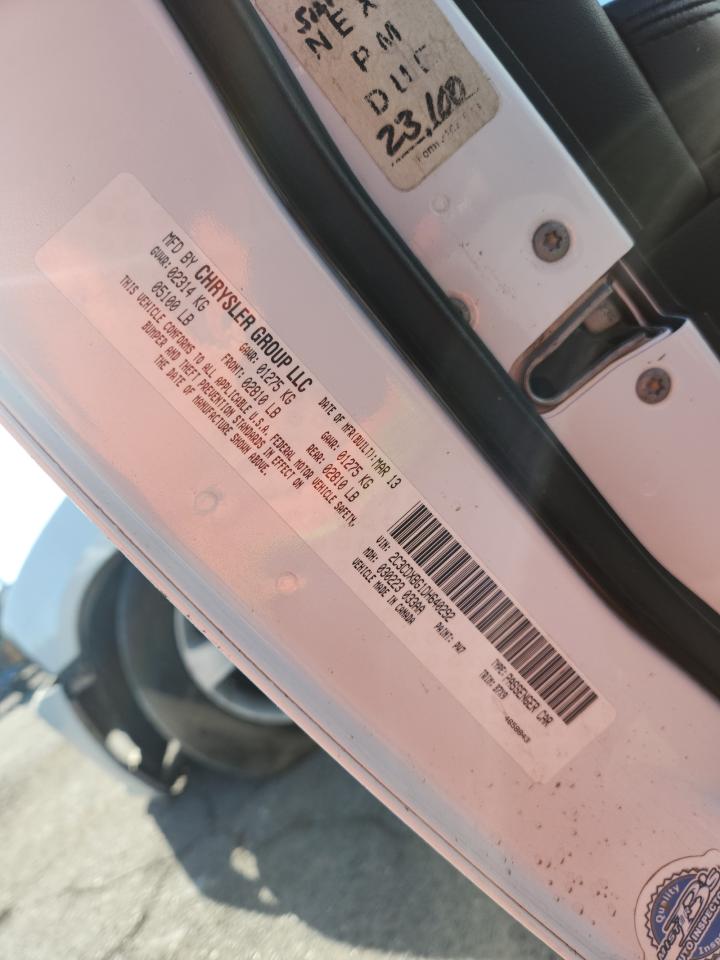 2013 Dodge Charger Se VIN: 2C3CDXBG1DH640292 Lot: 85781445