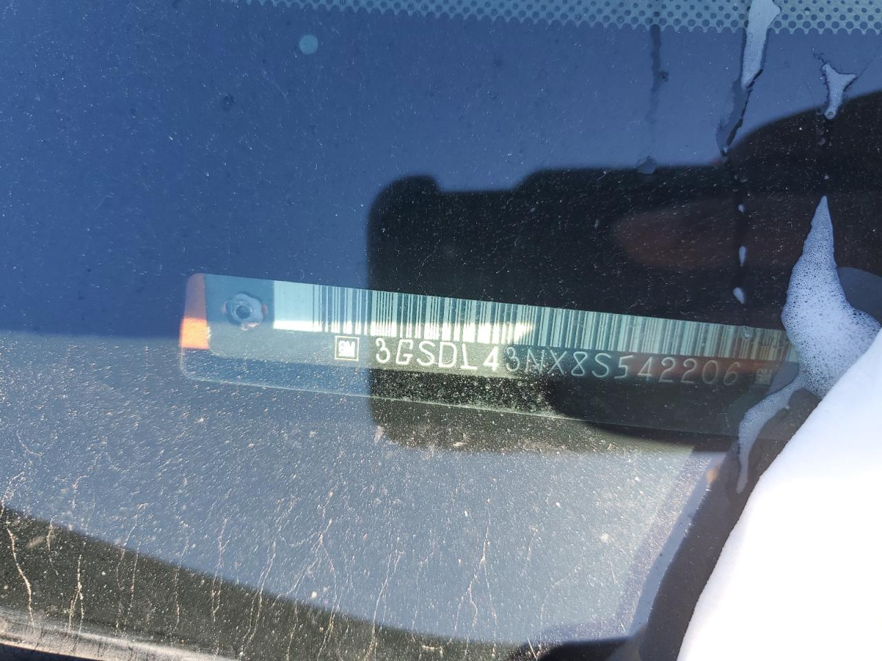 2008 Saturn Vue Xe VIN: 3GSDL43NX8S542206 Lot: 85384985