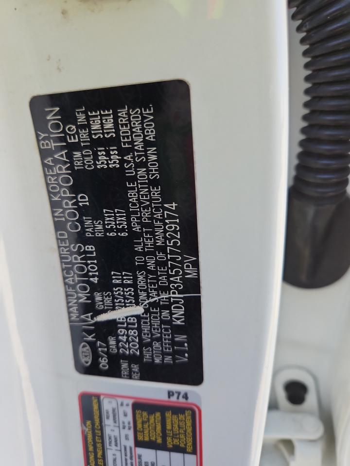 2018 Kia Soul + VIN: KNDJP3A57J7529174 Lot: 84827585