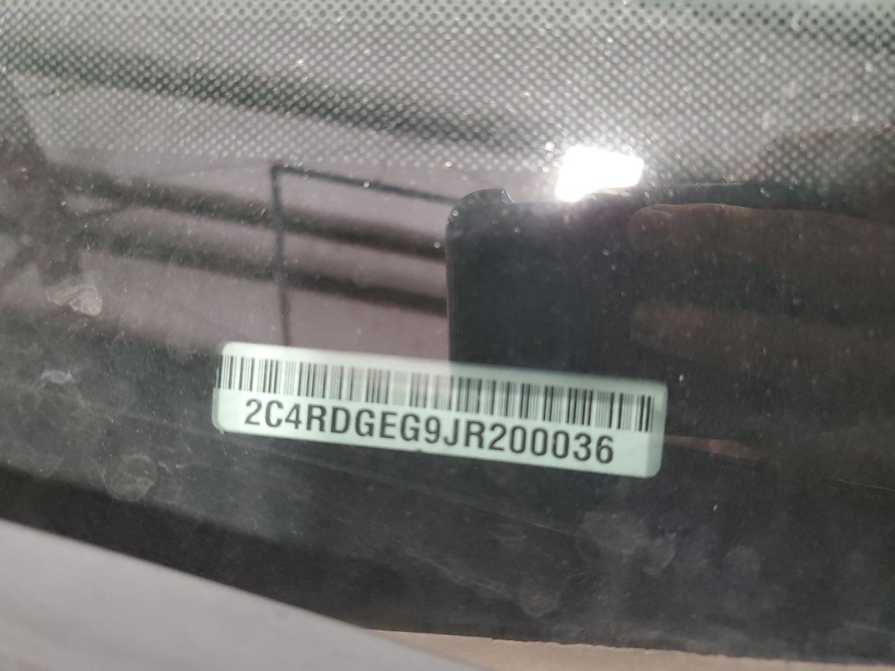 2018 Dodge Grand Caravan Gt VIN: 2C4RDGEG9JR200036 Lot: 86983555