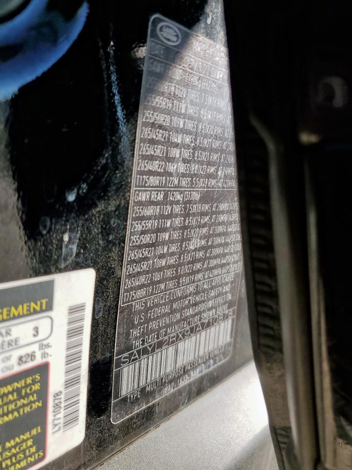 2018 Land Rover Range Rover Velar R-Dynamic Se VIN: SALYL2RX9JA710878 Lot: 82428815