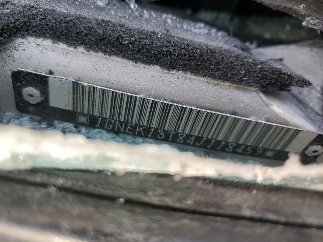 2004 Chevrolet Tahoe K1500 VIN: 1GNEK13T84J118459 Lot: 82609455